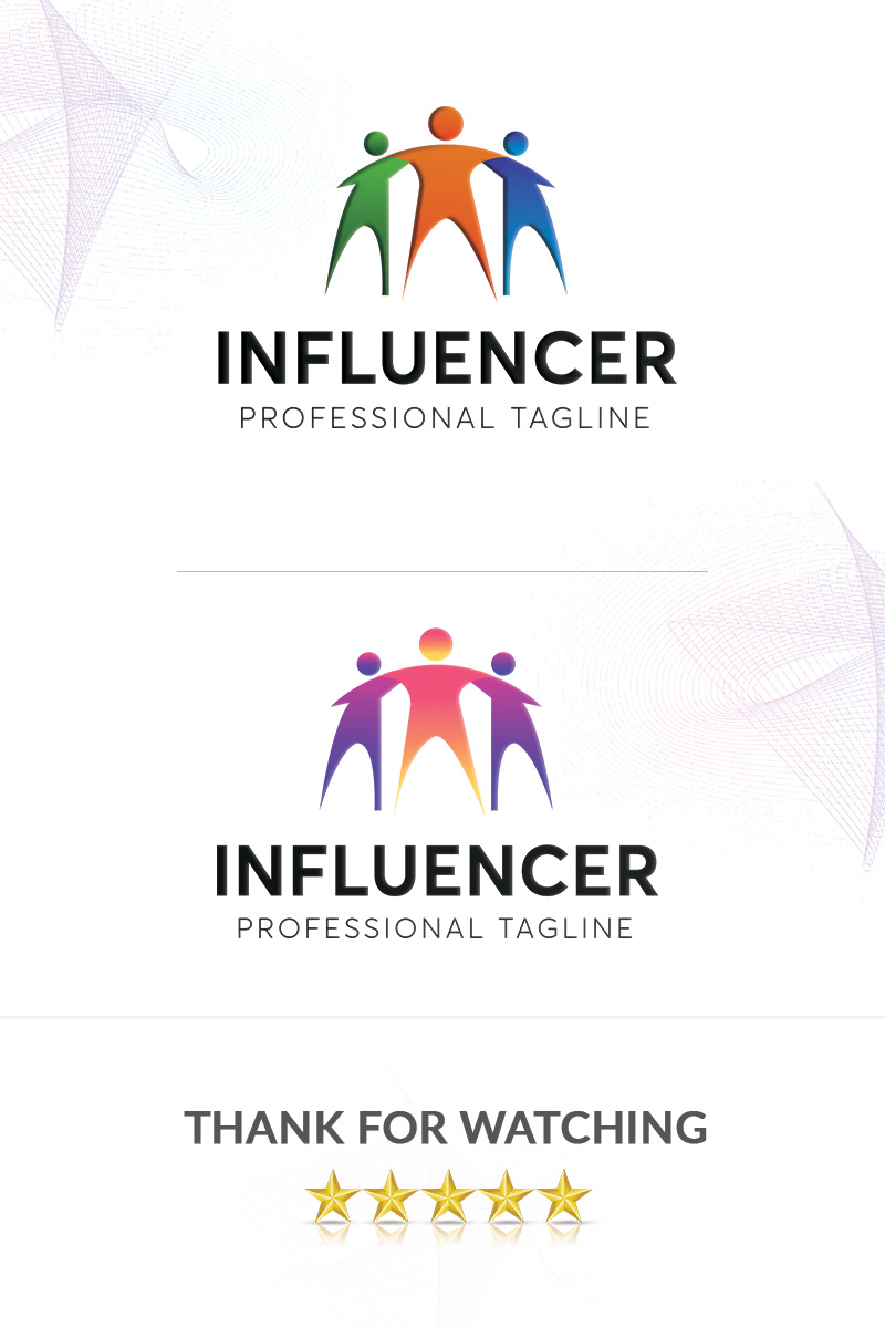 Influencer Logo Template