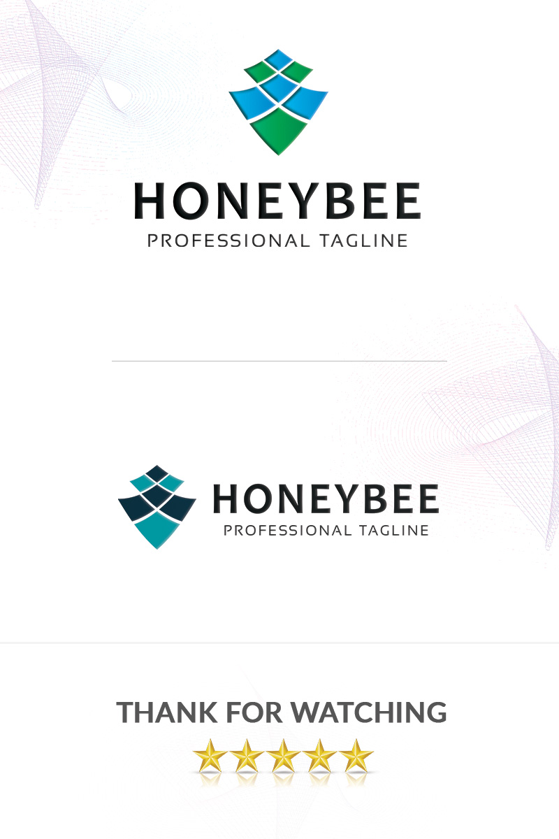 Honeybee Logo Template