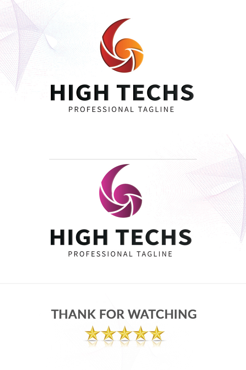 HighTechs Logo Template