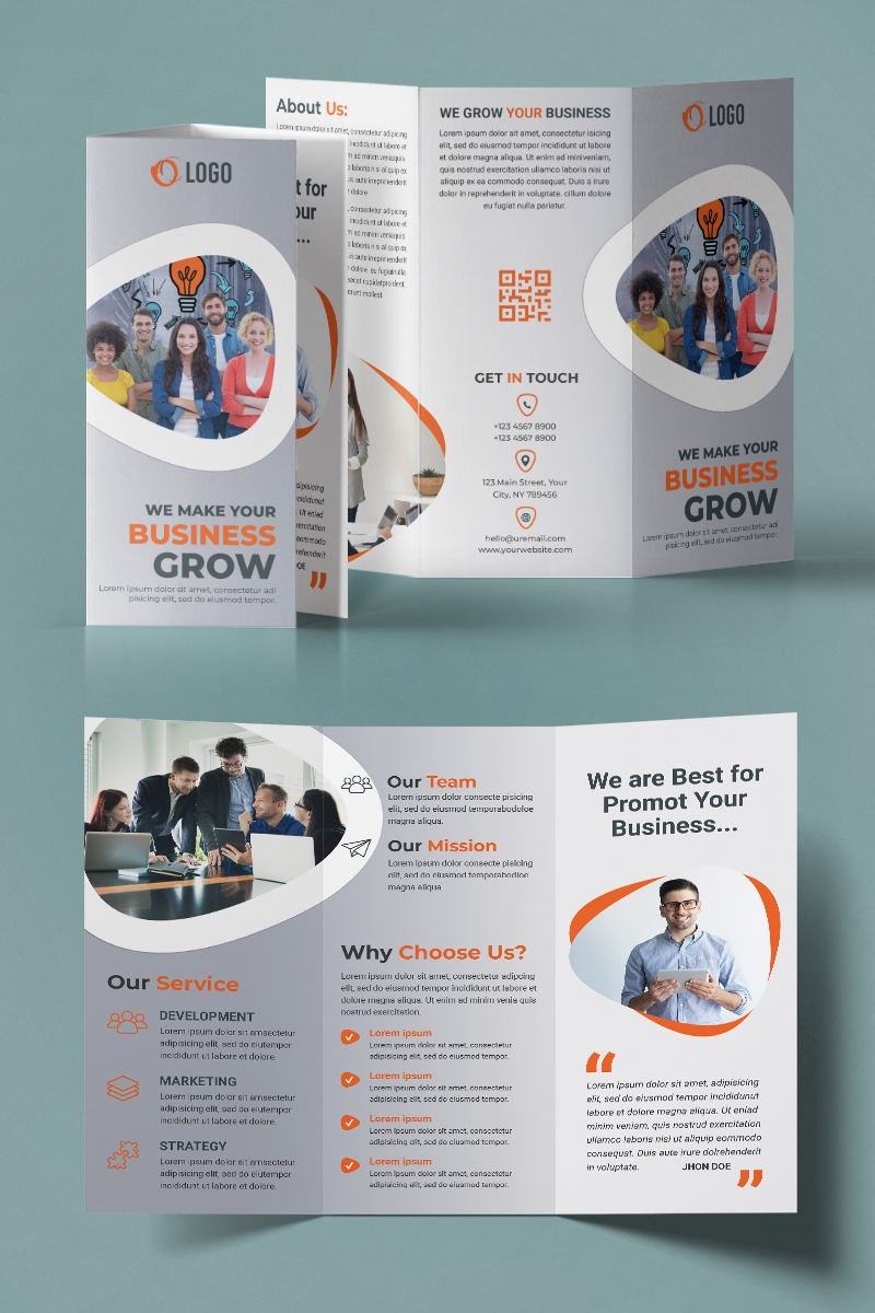 Trifold Brochure Design - Corporate Identity Template