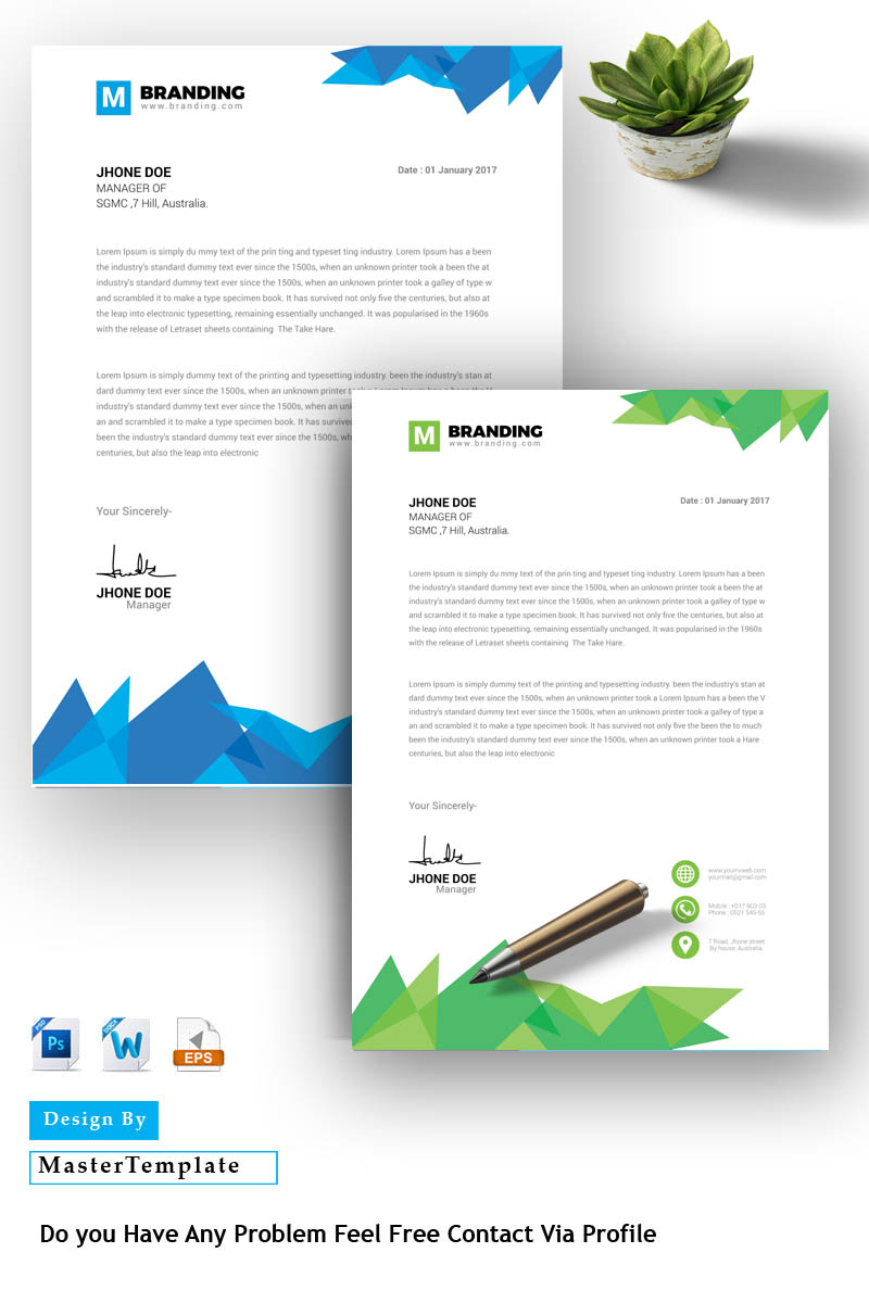 Cover Page - Corporate Identity Template