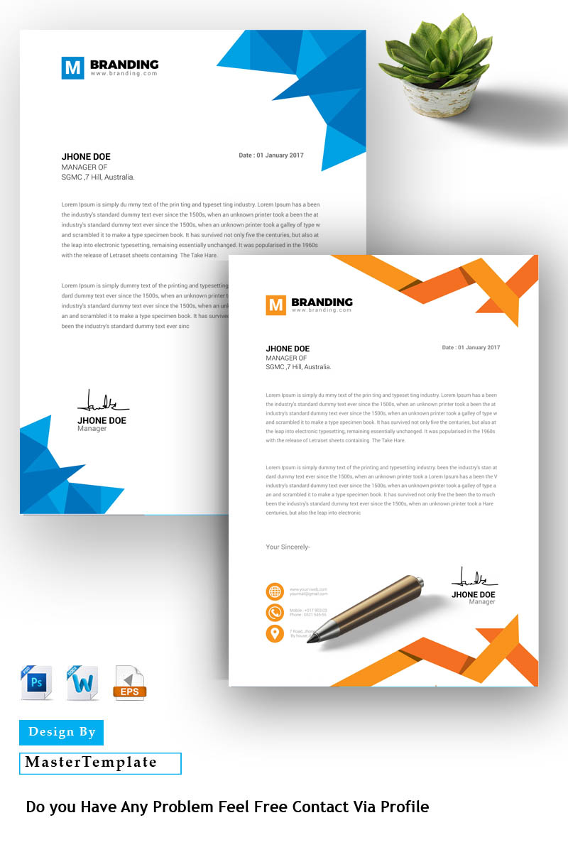 Text - Corporate Identity Template