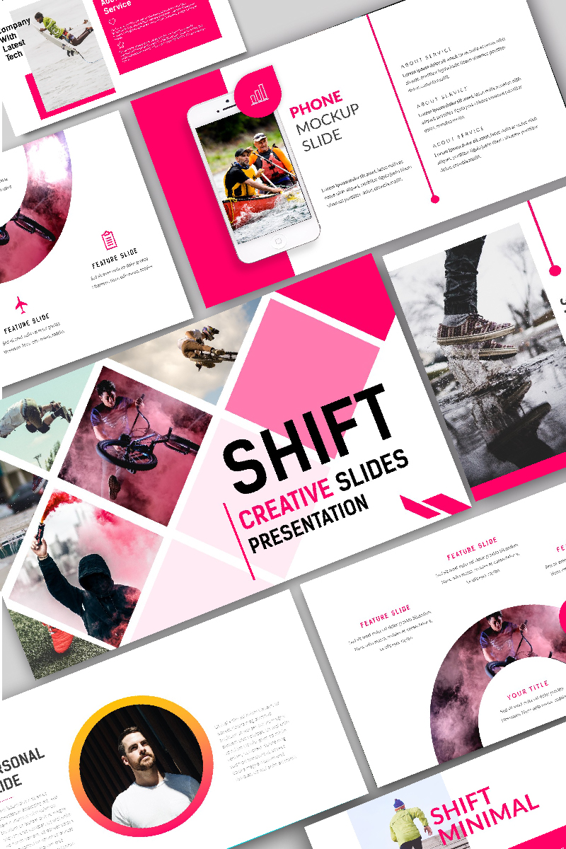 Shift Creative PowerPoint template