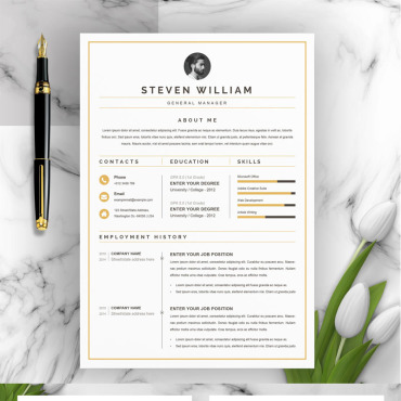 2 Page Resume Templates 95620