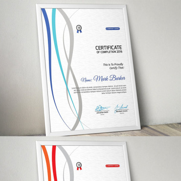 Corporate Decorative Certificate Templates 95649