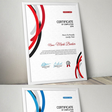 Corporate Decorative Certificate Templates 95653