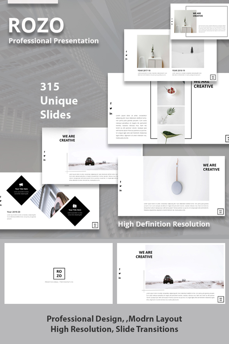 Rozo Minimal - Keynote template