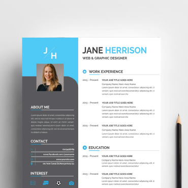 3page A4 Resume Templates 95671
