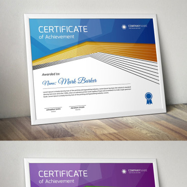 Corporate Decorative Certificate Templates 95690