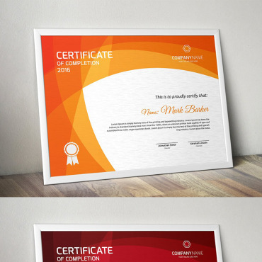 Corporate Decorative Certificate Templates 95697