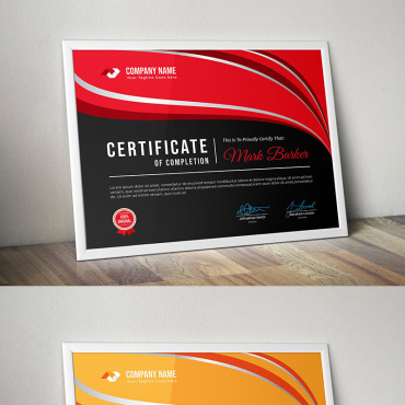 Corporate Decorative Certificate Templates 95704