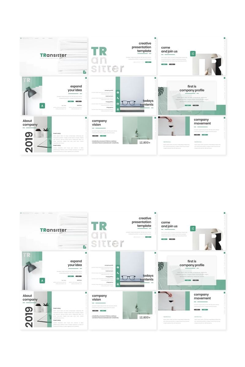 Transitter - Keynote template