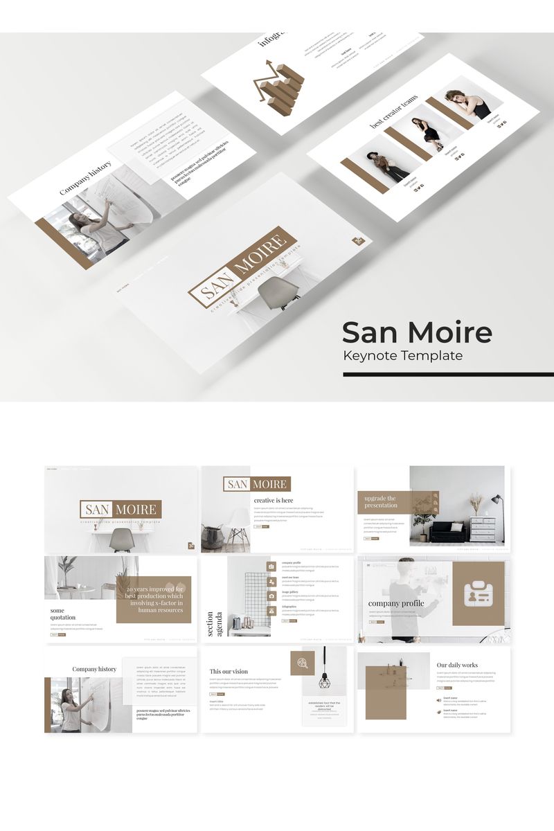 San Moire - Keynote template