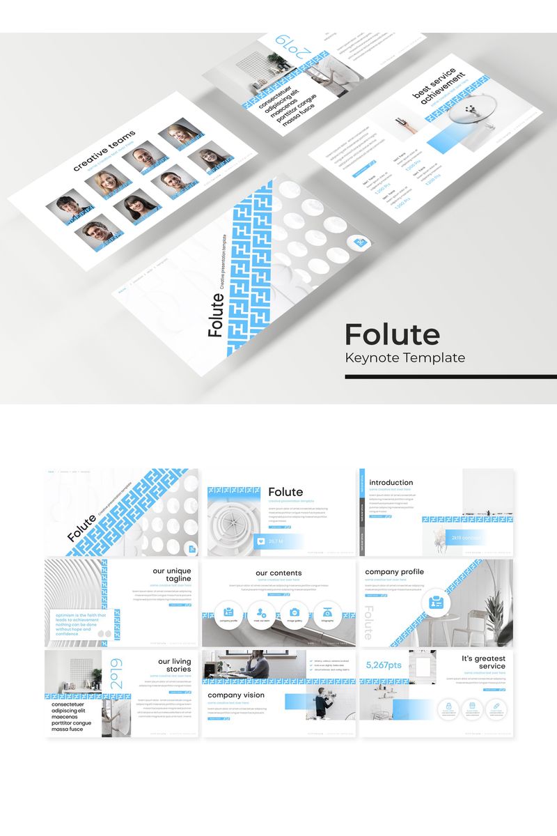 Folute - Keynote template