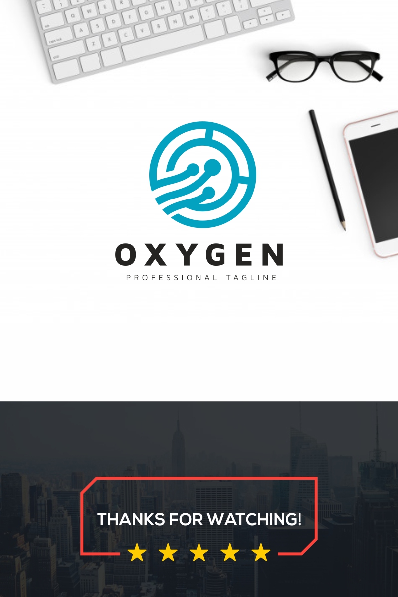 Oxygen O Letter Logo Template