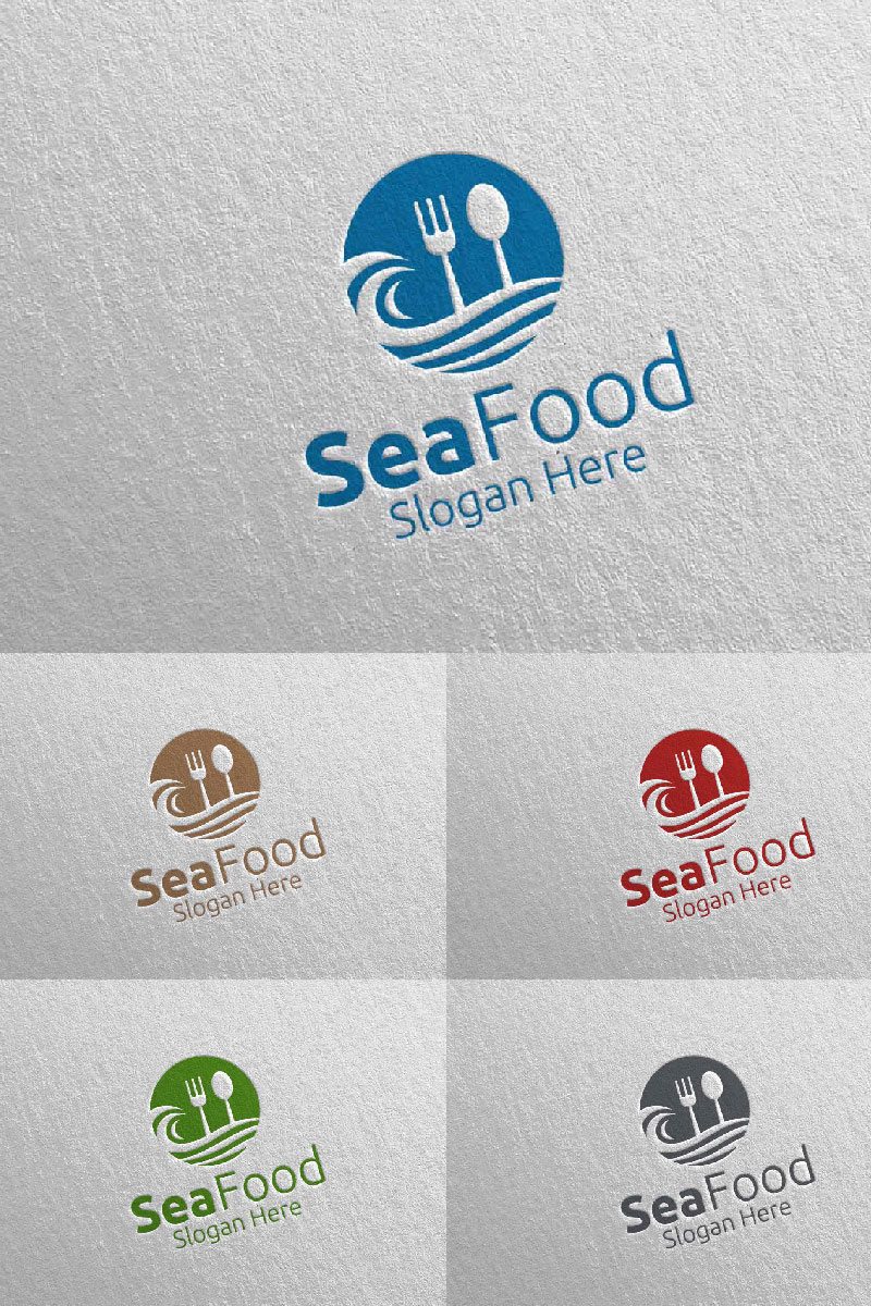 Sea Food for Restaurant or Cafe 81 Logo Template