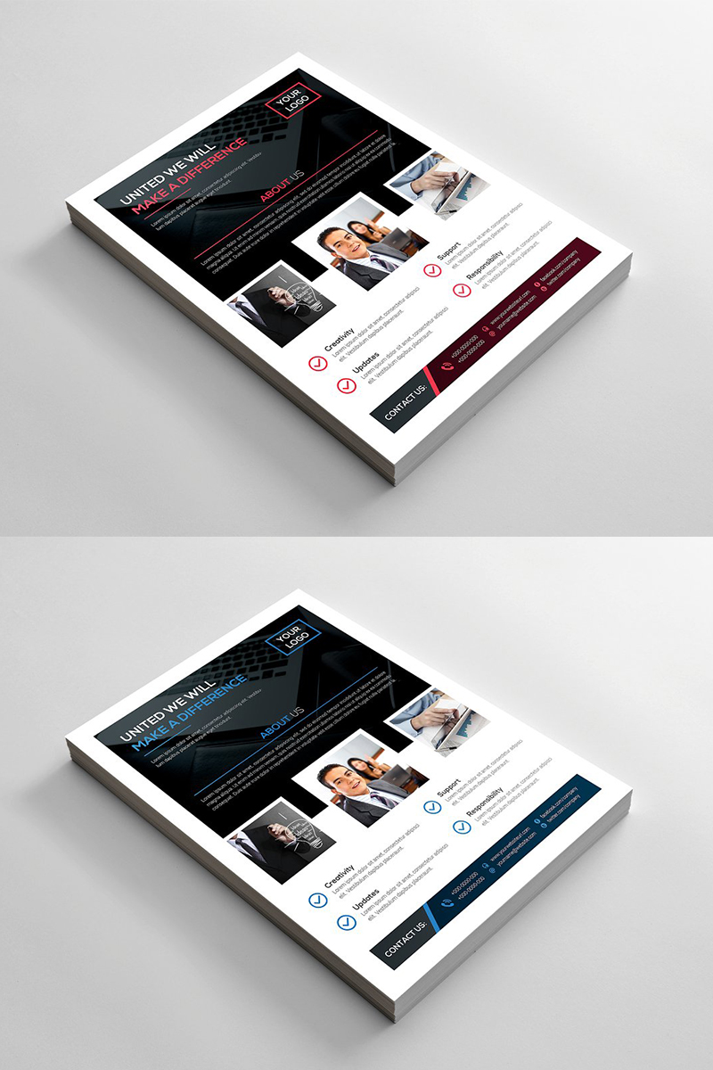 Clean Modern  Flyer - Corporate Identity Template