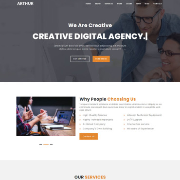 Business Corporate Landing Page Templates 95790