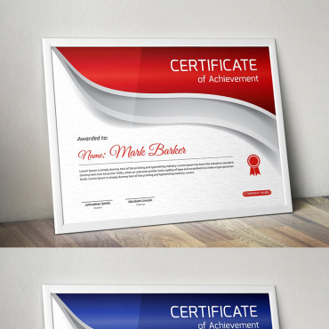 Corporate Decorative Certificate Templates 95799