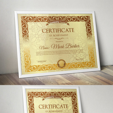 Corporate Decorative Certificate Templates 95853