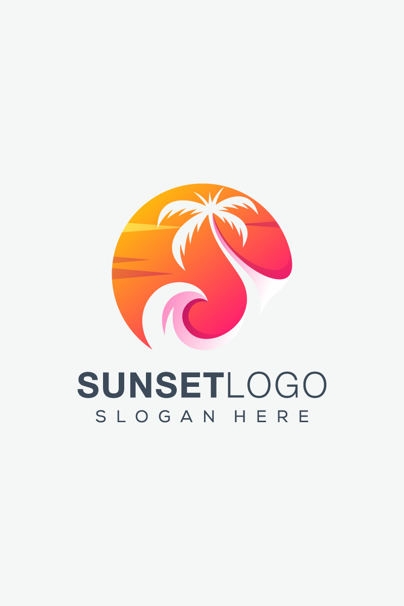 Sunset Logo Template