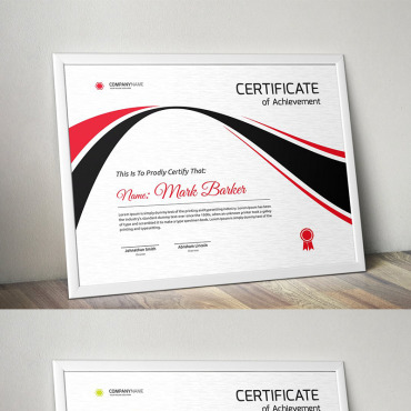 Corporate Decorative Certificate Templates 95920