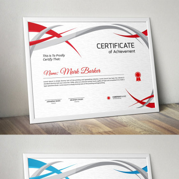 Corporate Decorative Certificate Templates 95925