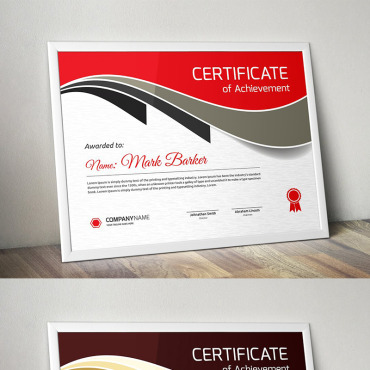 Corporate Decorative Certificate Templates 95928