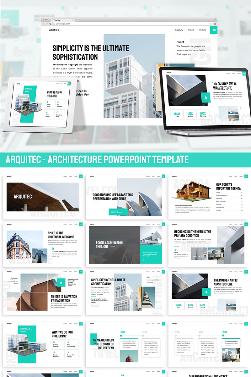 Arquitec - Architecture PowerPoint template