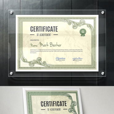 Corporate Decorative Certificate Templates 96022