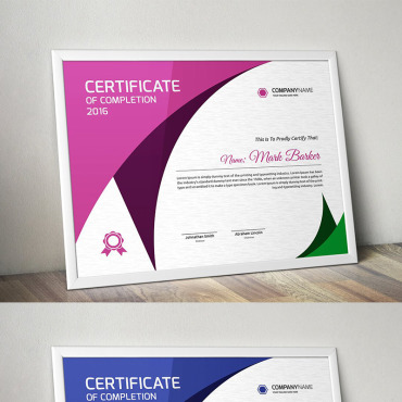 Corporate Decorative Certificate Templates 96026