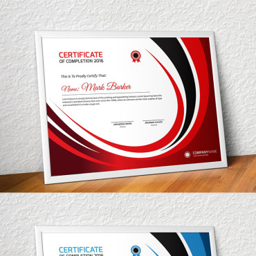 Corporate Decorative Certificate Templates 96029