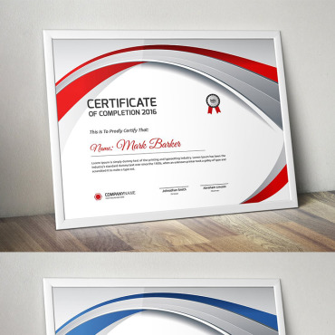 Corporate Decorative Certificate Templates 96045