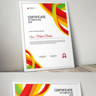 Corporate Decorative Certificate Templates 96046