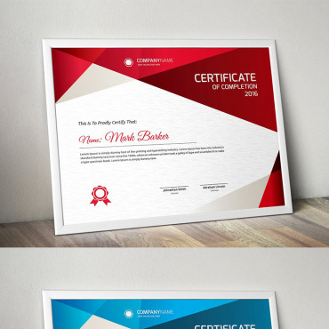 Corporate Decorative Certificate Templates 96047