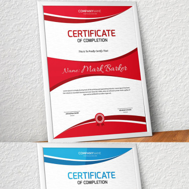 Corporate Decorative Certificate Templates 96049
