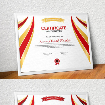 Corporate Decorative Certificate Templates 96051