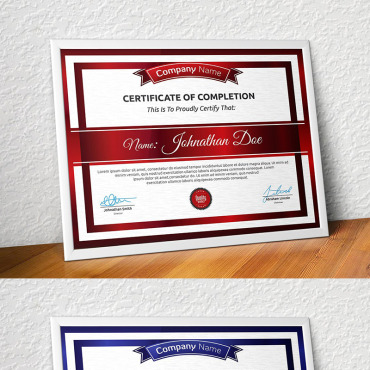 Corporate Decorative Certificate Templates 96052