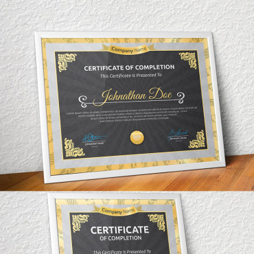 Corporate Decorative Certificate Templates 96053