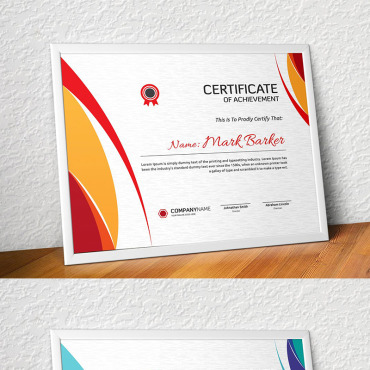 Corporate Decorative Certificate Templates 96054