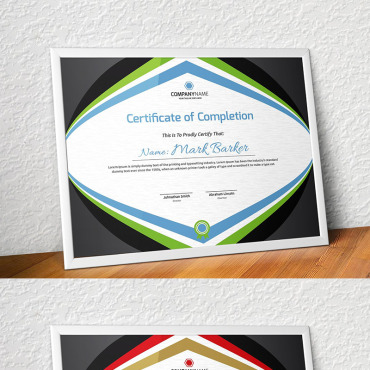 Corporate Decorative Certificate Templates 96055