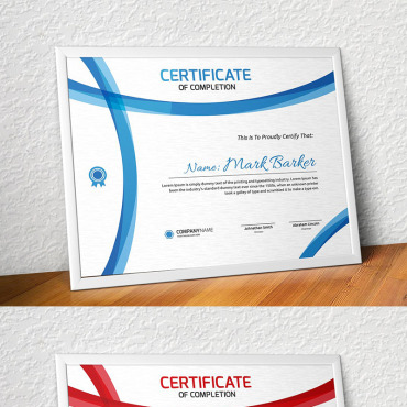 Corporate Decorative Certificate Templates 96057