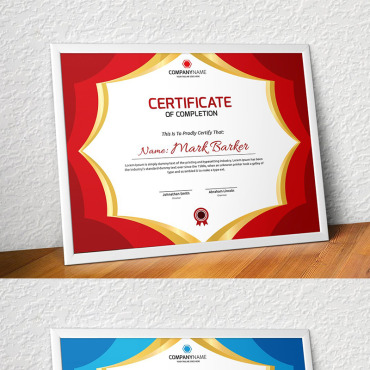 Corporate Decorative Certificate Templates 96058