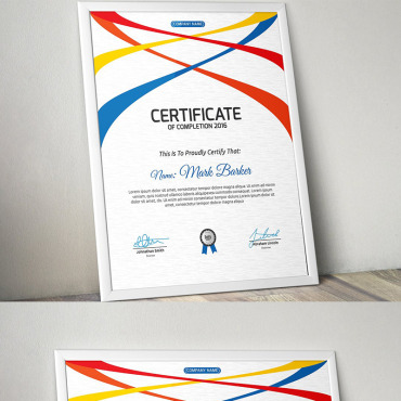 Corporate Decorative Certificate Templates 96073