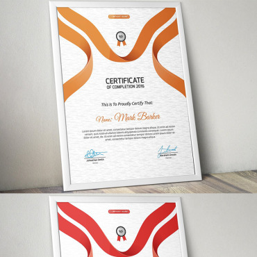 Corporate Decorative Certificate Templates 96074