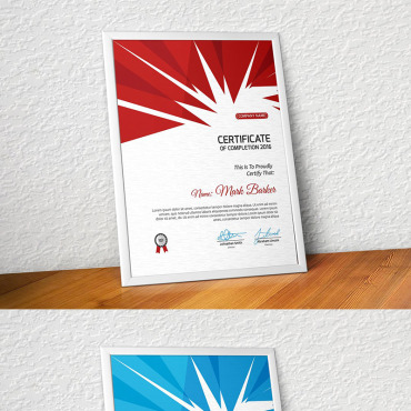 Corporate Decorative Certificate Templates 96076