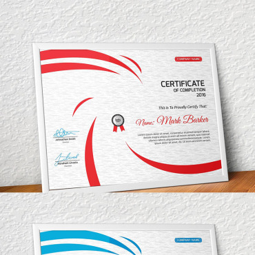 Corporate Decorative Certificate Templates 96077