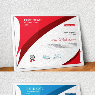 Corporate Decorative Certificate Templates 96078
