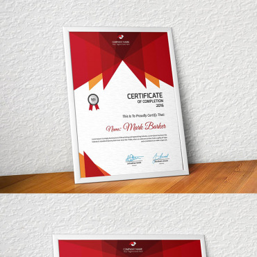 Corporate Decorative Certificate Templates 96082