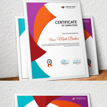 Corporate Decorative Certificate Templates 96088